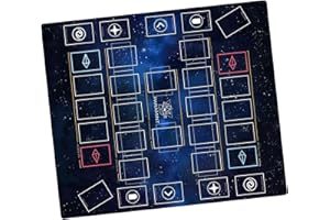 Paramint Stardust - Yugioh Playmat - Compatible for Yu-Gi-Oh, TCG - Two-Player Master Rule Duel Field Zones, Large 2-Player Card Game Mat - Original Play Mat Art Designs & Accessories