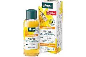 Kneipp Gesundheitsbad Muskel Entspannung - Badeöl mit wertvollem Extrakt der Arnika & ätherischen Ölen aus Cabreuva, Rosmarin & Pinus-Arten - belebt & tut gut nach körperlicher Anstrengung - 100ml