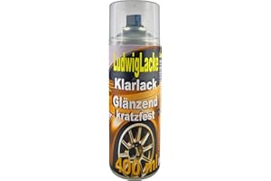 ‎LUDWIGLACKE Klarlack glänzend Spraydose 1 x 400ml 1K Klarlack Spray