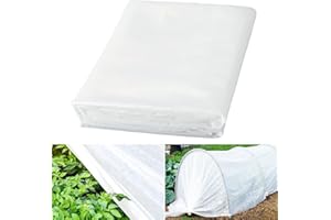 KINGLAKE 1.6X10m Voile Hivernage Exterieur - 30g/m² Épaissi d'hivernage, Toile Hivernage Plante Protection Contre Le Gel, Protection Hivernale pour Plantes Olivier Citronnier