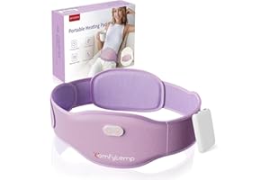 Comfytemp Fascia Riscaldante Dolori Mestruali, Grande, 5000mAh, Adatto per Scaldare la Pancia e la Schiena durante il Periodo Mensile, 150x16cm, Fascia Riscaldata Senza Fili, Ideale per Mamme e Donne