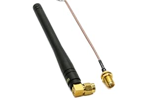 Technikkram 433 MHz - Antenne SMA pour Arduino Raspberry Pi NFC GSM ISM CUL USB CC1101 GSM ESP8266 NodeMCU pour émetteur et récepteur Starre Antenne