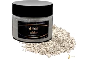 ‎AARTSZ Epoxy Resin Colour Metallic (Mayan White Pearlescent Pigment White 20 g), AArtsZ Mica Powder Powder, Epoxy Paint, Colour Pigments Pigment Powder Colours for Cosmetic Quality, Level Lip Gloss Soap