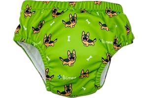 PSS! Pannolini piscina Costume contenitivo bambino Pannolino da nuoto Bambina Costume neonato GREEN BUBI M