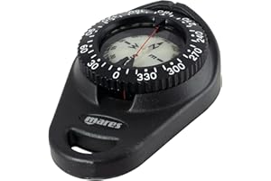 Mares Instrument Handy Compass, Boussole Pratique, Hémisphère Nord, Noir Taille BX