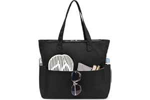 LEDAOU Bolsa de playa grande con cremallera para mujer, impermeable, bolsa de transporte, bolsa de transporte a prueba de arena con cremallera, piscina, fitness, bolsa de viaje familiar