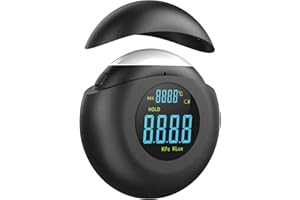 SWAREY Digital Luxmeter, Tragbare Lux Messgerät mit 360° Detektor, Hoher Messerbreich bis zu 200.000 Lux, Belichtungsmesser mit LCD Display für Fabriken, Lager, Büros, Zimmerpflanzen