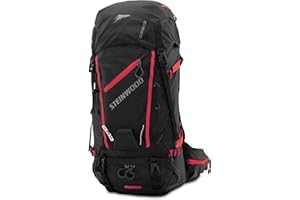 Steinwood Wanderrucksack Herren & Damen 35L - Outdoor-Rucksack, Reiserucksack, Tagesrucksack wasserabweisend mit Regenschutz und Rückenbelüftung