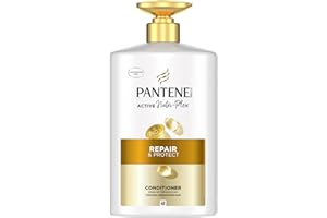 Pantene Pro-V Repair & Protect Après-Shampoing 1000ml Pompe pour Cheveux Fragiles, Secs et Abîmés. Après-Shampoing Quotidien Léger, Sans Fini Gras. Complexe de Pro-Vitamine B5 et Nutriments