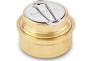 Solo Stove Brûleur à alcool | Accessoire de camping, brûleur à alcool efficace avec régulateur de flamme, couvercle de réduction de puissance, joint torique en caoutchouc