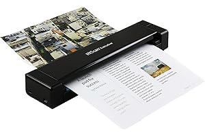 ‎IRISCAN IRIScan Executive Mobile Scanner-dokumentenscanner A4 8PPM Duplex Scanner - v4: PDF-Editor, USB-betrieben, OCR, Scan zu Word, PDF, XLS, Visitenkarten zu Outlook, Win