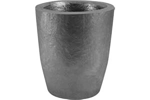 Lormuzi Siliziumkarbid-Graphittiegel(3.5KG-390ML),Metallschmelze,Halten den hohen Temperaturen von 1800 (3272° F) stand,Schmelzen Gießen Raffinieren von Aluminium Gold Silber Kupfer (3KG-390ML)
