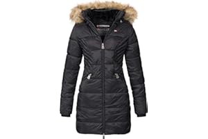Geographical Norway Femmes Veste Matelassée Parka D'Hiver Abby Capuche