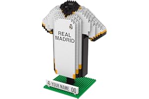 FOCO Offizielles Lizenzprodukt Personalisiertes Fußball-3D-BRXLZ-Schreibtisch-Trikot (Real Madrid CF (867-teilig))