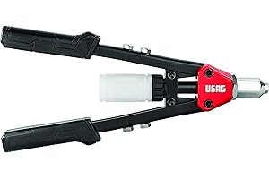 USAG U09950004 Rivettatrice Dritta compatta, Rosso