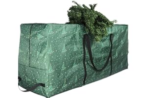 Murman Bolsa De Almacenamiento para Árboles De Navidad, Caja De Almacenamiento De Oxford 210D con 4 Asas Y Apertura Amplia, Bolsa De Almacenamiento De Transporte para Árbol De Navidad De 4 Pies