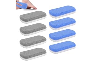 Pimpsten fotvård 8 stycken dubbelsidig pimpsten hornhinna för fötter och kropp, borttagning av död hud, förhårdnader, nagelband