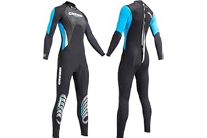 Cressi Morea Lady Monopiece Wetsuit 3 mm, Muta Monopezzo Senza Cappuccio Neoprene Ultrastretch Donna