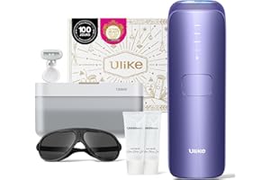 Épilateur Lumière Pulsée Ulike Air 3 Deluxe – Tout-en-Un avec Stérilisateur UV, Gel d’Aloe, Lunettes de Protection et Rasoir, Alternative à l'Épilation au Laser, Convient aux Peaux Sensibles
