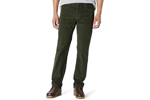 Amazon Essentials Hombre Pantalones de Pana de Corte Recto con 5 Bolsillos