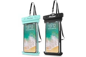 ProCase Wodoszczelne etui na telefon komórkowy, uniwersalne etui na telefon komórkowy do 6,9", podwodne etui na telefon komórkowy do iPhone 14 13 12 11 Pro Max/Galaxy A13 A53 S22 S21 i innych