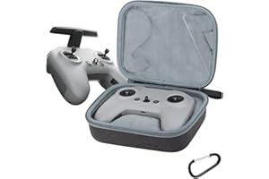 KIMYOAEE FPV Controller 2/3 Étui pour DJI Avata FPV Lunettes 3 2 V2 Télécommande Sac de Voyage Accessoires Housse de Protection Rigide Étui de Transport avec Mousqueton, Étui de Transport