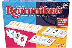 GOLIATH RUMMIKUB Twist - Version Twistée du Classique Rummikub - Jeu de Société avec Chiffres pour Enfants dès 6 ans - Jeu de Stratégie Facile à Transporter - Format Voyage - 2 à 4 joueurs