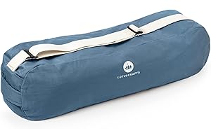 Lotuscrafts PUNE - Ekologiczna Torba na Matę do Jogi - 100% Bawełna Organiczna - Pokrowiec na Sprzęt