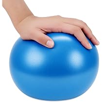 Ballon De Pilates 25 Cm – IUDWCG, PVC Antidérapant Et Antidéflagrant, Capacité 100kg, Bleu, Léger