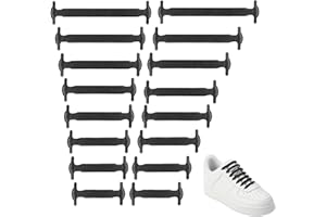 VANDOMRISE Cordones Elásticos para Zapatillas Deporte, Cordones Goma para Niños y Adultos, Cordones de Silicona Elásticos Sin Necesidad de Atar, Para Zapatillas Deportivas, Zapatos De Lino y Botas, Blanco
