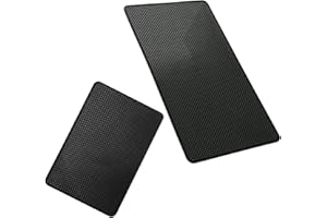 PXRLMYF 2Pcs Anti-slip Car Dash Sticky Pads,Sticky Gel Car Dashboard Non-Slip Mats,Silicone Anti-slide Fixate Sticky Mat for Phone Sunglasses Keys Coins,27x 15cm 19x 12cm