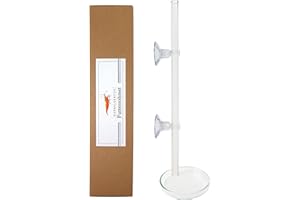 ‎GARNELEN4YOU GARNELEN4YOU® Futterrohr-Set aus Laborglas | 100% Made in Germany | Rohr und Futter-Schale für Garnelenfutter | elegant schmales Design | bruchfestes Glas statt billiges Acryl | Shrimp Feeder Tube