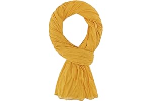 ALLEE DU FOULARD Pañuelo Cabeza Mujer Elegante 100% algodón 200x110 Cm - Bufanda Color Sólido para Primavera, Otoño e Invierno - Fular, Chal, Mantón, Estolas y Cachecol - Bufandas y Chales para Mujer