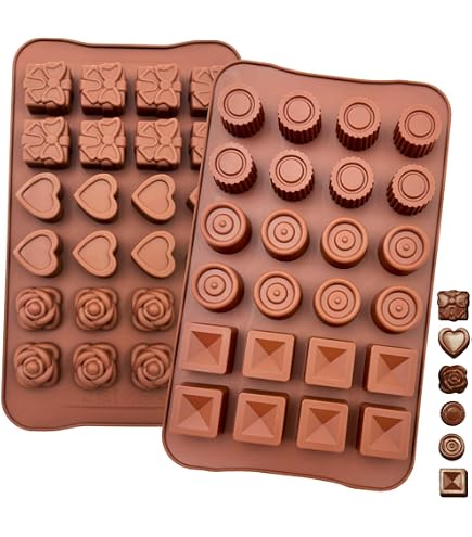 Moules à Chocolat Silicone 3D - 30 Cavités En Forme D'amande, Pour Desserts, Glaçons, Résine, Sans BPA