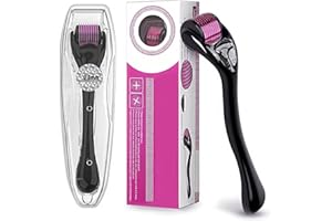 GENERIC Derma Roller for Hair Growth & Skin Care – 0.5mm 540 Titanium Micro needling Roller for Face, Scalp & Beard –Microneedling Tool for Men & Women with Storage Case