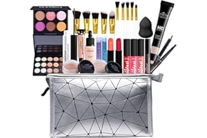 FantasyDay Kit de Maquillage Complet Coffret Ensemble-cadeau de Maquillage Xmas Makeup Gift Set avec Ombres Paupière, Rouge à Lèvre, Pinceaux, Bâton contour, Correcteur, Mascara, Fard à Joues, Poudre