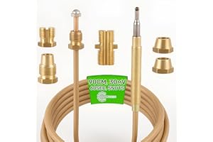 Thermoelement Universal 900 mm mit 5 Muttern für den Backofen - Garantie 5 Jahre - ONIX TECH