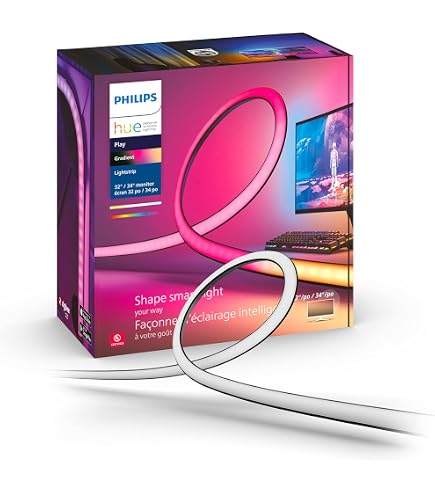PHILIPS Hue Play Gradient Lightstrip 55” Philips Hue Play Gradient LED Strip - Lightstrip: For 55 inch TV