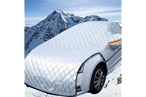 KINGSEA Housse de pare-brise de voiture - Protection contre le gel - Grande couverture contre le gel - 223 cm x 145 cm