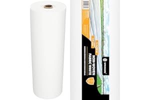 SPRINGOS Tessuto non tessuto invernale in polipropilene bianco, 1,1 x 50 m, 17 g/m²
