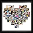 i2 Frames Personalised Heart Shape Collage Wooden Photo Frame (12X12inch)