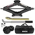 IMAYCC Car Jack Kit 2.5 Ton, Universal Scissor Jack for Car with Rubber Jack Pad, Portable Tire Jack Changing kit with Lug Wrench,Car Emergency Kit for Car SUV MPV