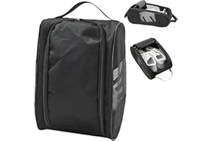 FILOEEX 1 Pcs Football Boot Bag, Waterproof Golf Shoes Bags, Rugby Boot Shoe Bag, Shoe Bagss for Travel, Portable Boots Bags, Breathable Golf Shoes Bagss for Men and Women Fit for Rugby Football Sneakers Gym