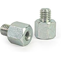 Inserti Filettati M8 Su M6 In Acciaio Inox - 6 Pezzi, Filettatura Interna M6 X1, Esterna M8 X1,25