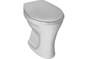 Ideal Standard Eurovit Stand-Flachspül-WC, Abgang innen senkrecht, weiß, V313101
