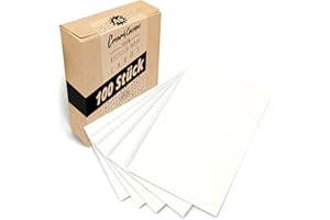 Japun - Tarjetas postales blancas en blanco, juego de tarjetas de papel (100 piezas) para diseñar, escribir o imprimir usted mismo - 300 g/m² - DIN A6-105 x 148 mm