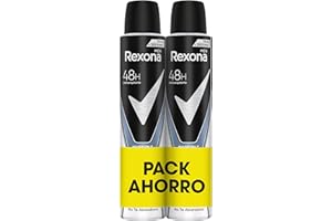 Rexona Invisible Desodorante Aerosol Antitranspirante para hombre Ice Pack Ahorro 200ml 2x