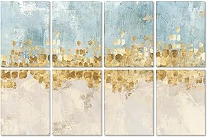 BUBOS 8 Stück Kunst Akustikpaneele,120x80x0,9cm Schalldämmung Akustikplatten,Hochdichte Schallabsorber Wand,Schallschutz Wand für Tonstudio,Podcasts,Büros,Home（Stern）