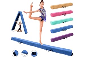 Gmypic Poutre Gymnastique Pliable Poutre de Gymnastique Enfant 240/270/300 cm Poutre Gym Poutre d'équilibre au Sol, Poutre de Gymnastique Pliable pour entraînement entraînement Professionnel
