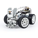 Picar-X AI Video Robot Car Kit für Raspberry Pi 5/4/3B+/3B, ChatGPT-4o Enabled mit Sprachsteuerung & Videoerkennung, Python, 